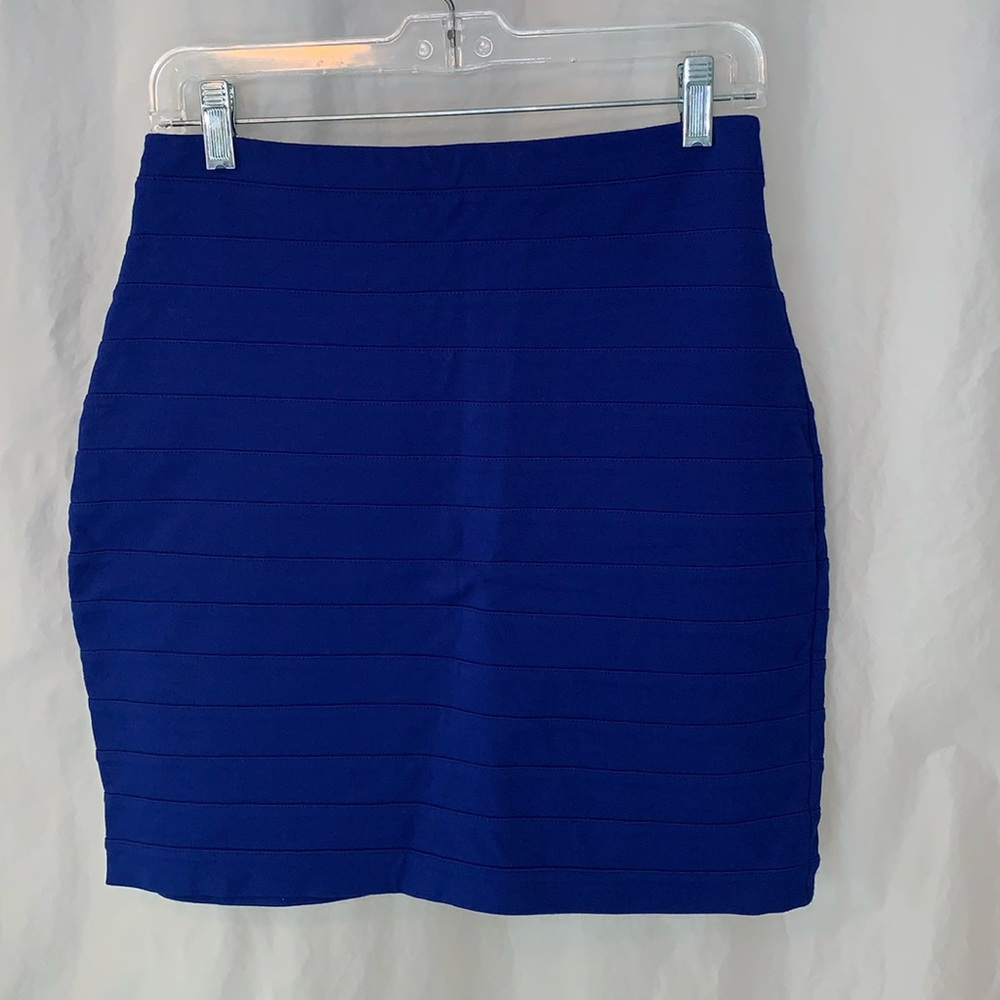 LNWOT 6 Colbalt Blue Express Bandage Bodycon Skirt